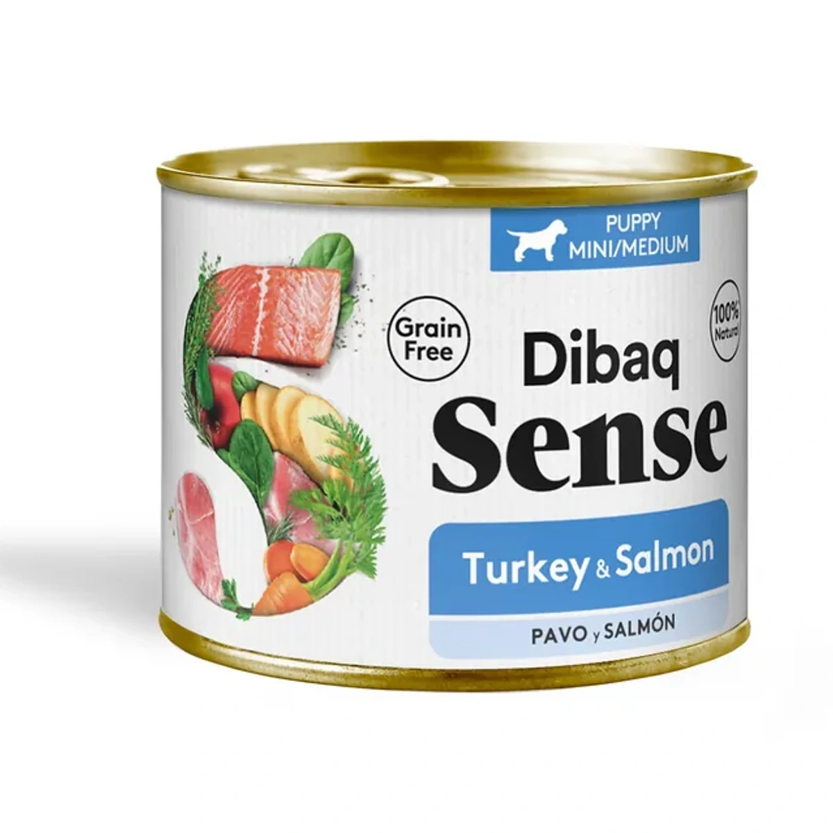 Sense Turkey y Salmon, 190 g, Dibaq