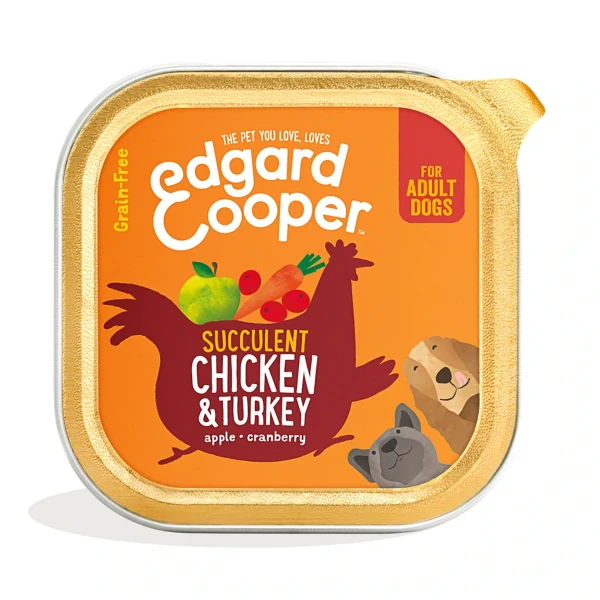 Adult Chicken & Turkey, 150 g, Edgar & Cooper