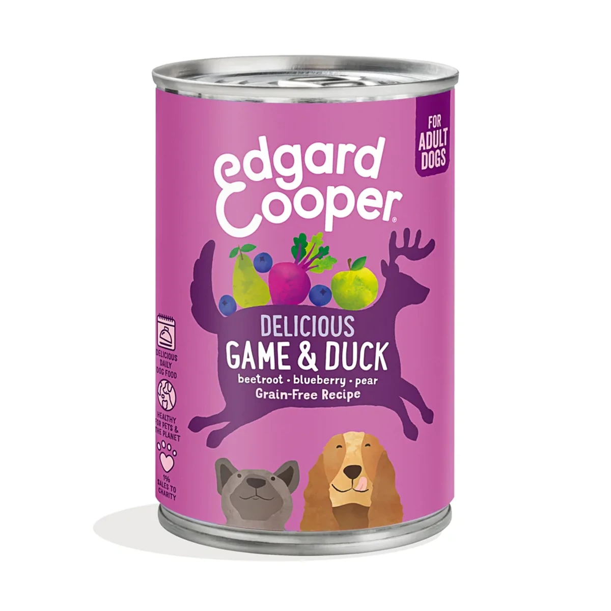 Adult Game & Duck, 400 g, Edgar & Cooper