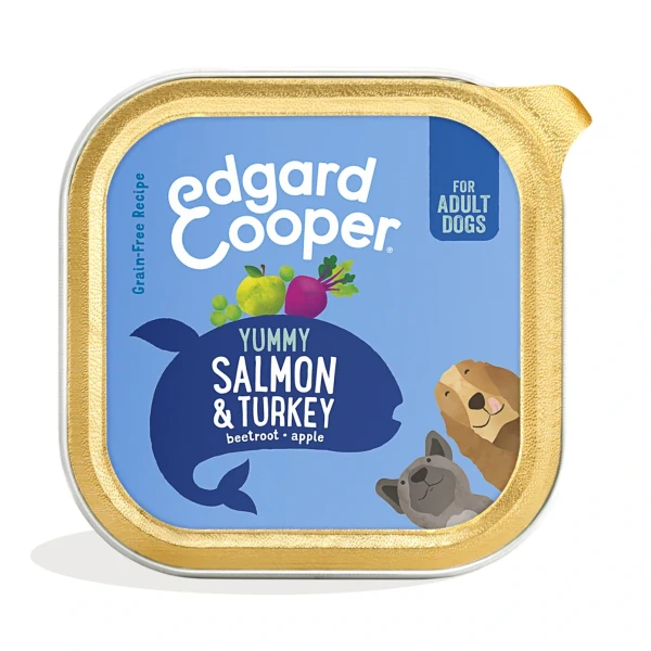 Adult Salmón & Trout (NEW TURKEY), 150 g, Edgar & Cooper
