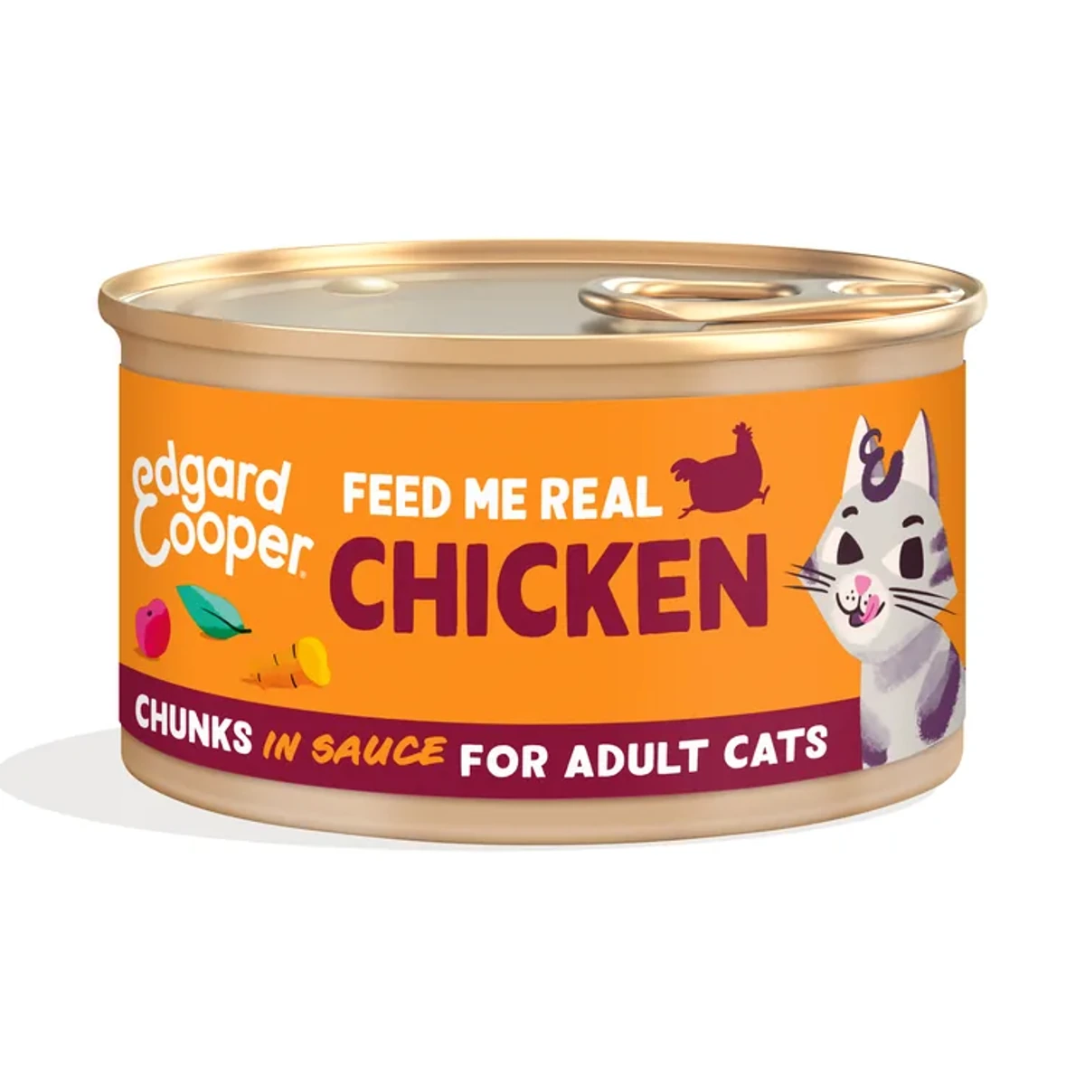 Chunks in sauce for adult cats, Edgar & Cooper
