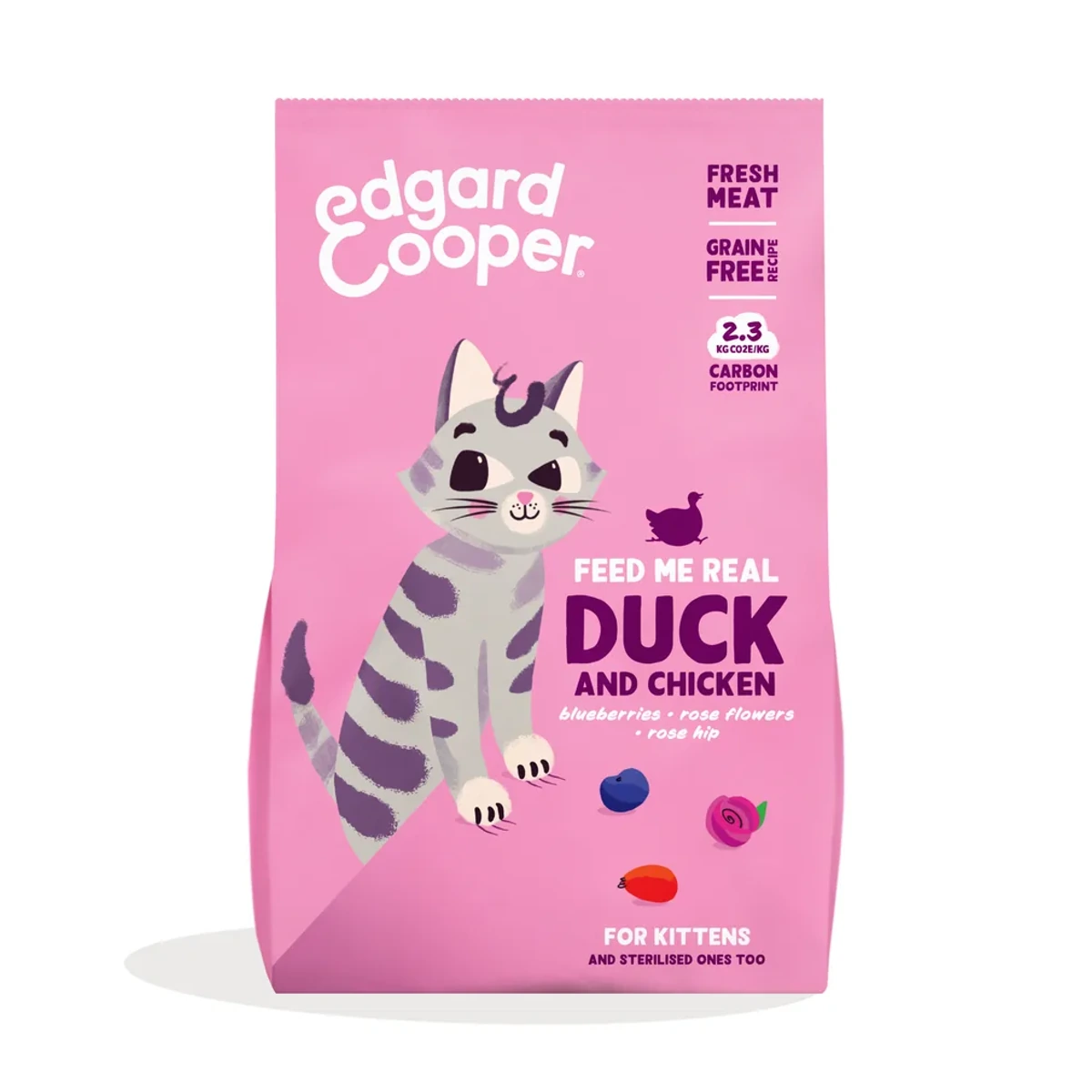 Kitten Cat Pollo/pato, 325 g, Edgar & Cooper