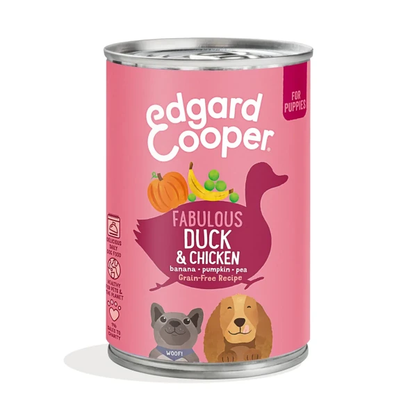 Puppy Duck & Chicken, 400 g, Edgar & Cooper