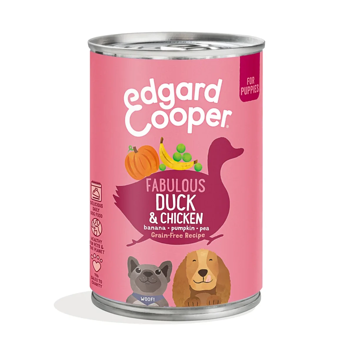 Puppy Duck & Chicken, 400 g, Edgar & Cooper