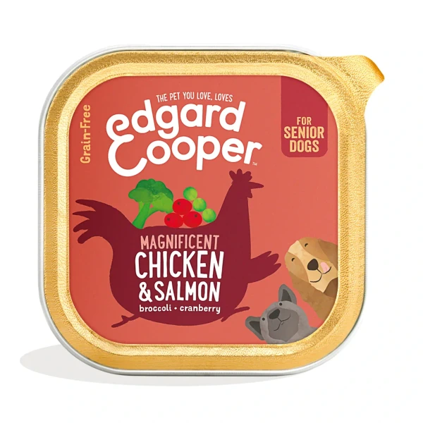 Senior Chicken & Salmon, 150 g, Edgar & Cooper