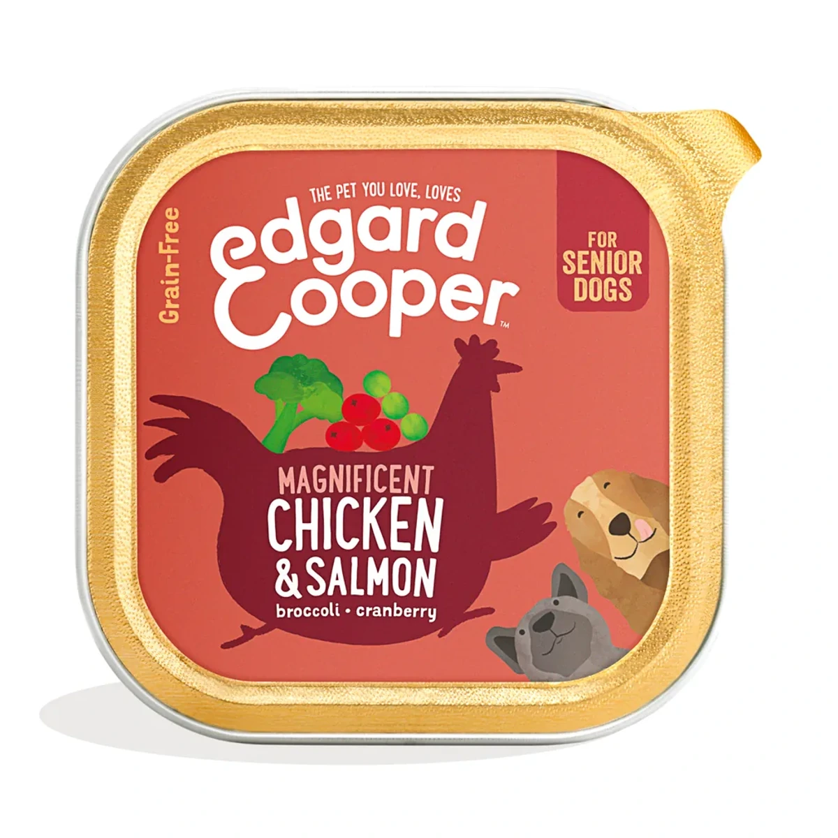 Senior Chicken & Salmon, 150 g, Edgar & Cooper
