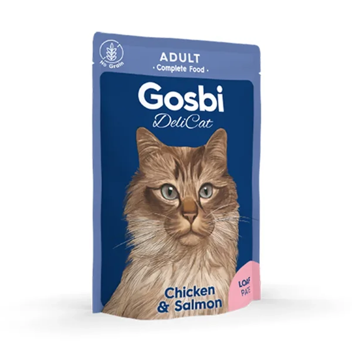 Delicat Adult Chicken & Salmon, 70 g, Gosbi