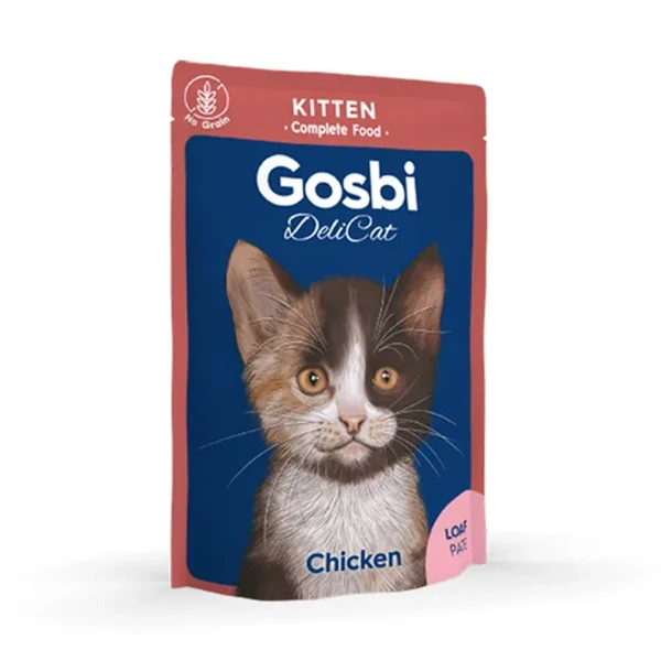 Delicat Kitten Chicken Loaf, 70 g, Gosbi