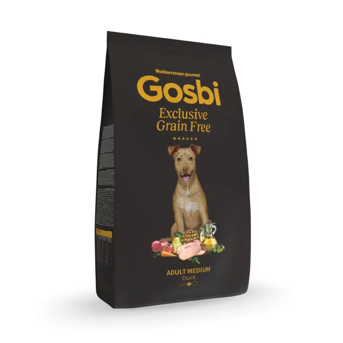 Exclusive grain free duck medium, 12 kg, Gosbi