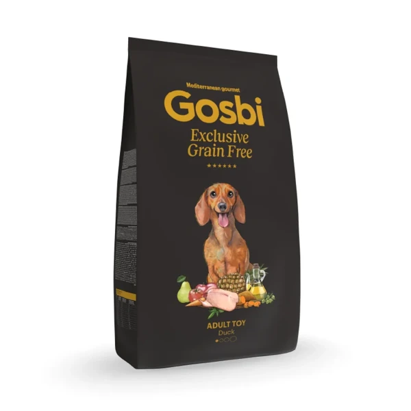 Exclusive grain free adult duck mini, 500 g, Gosbi