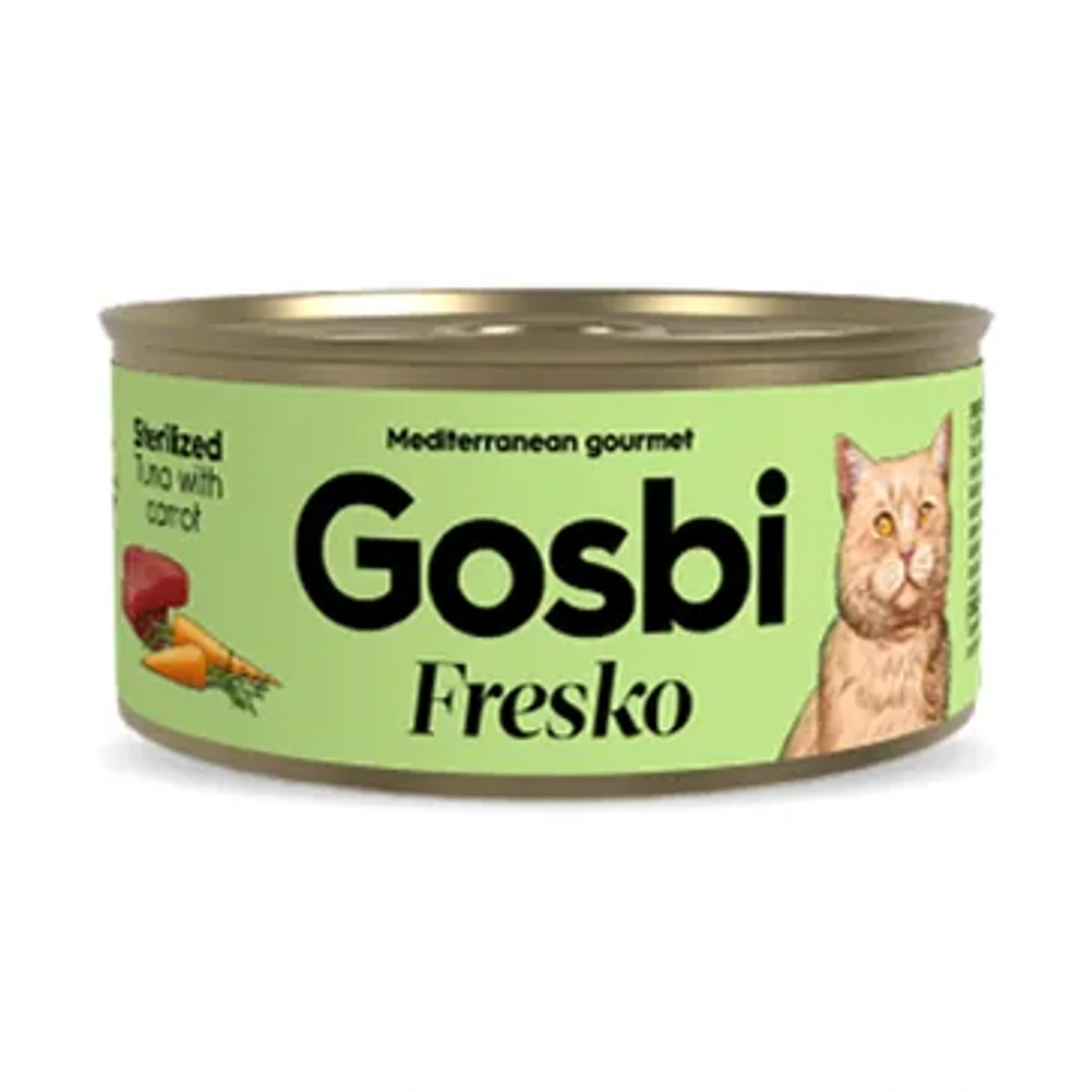 Fresko cat tuna with carrot sterilized, 70 g, Gosbi