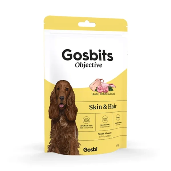 Gosbits dog objective skin & hair, 150 g, Gosbi