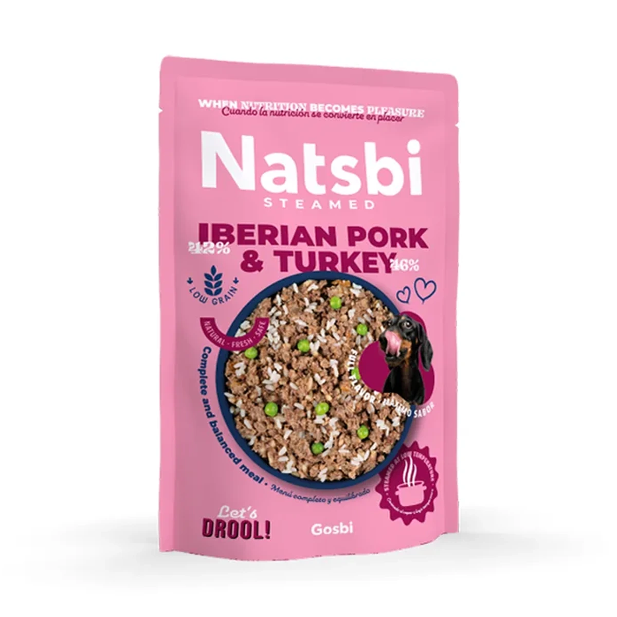 Steamed Iberian Pork Turkey, 500 g, Natsbi