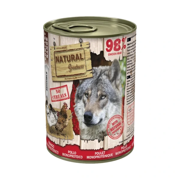 Dog Pollo Monoproteico-Sensible, 400 g, Natural Greatness