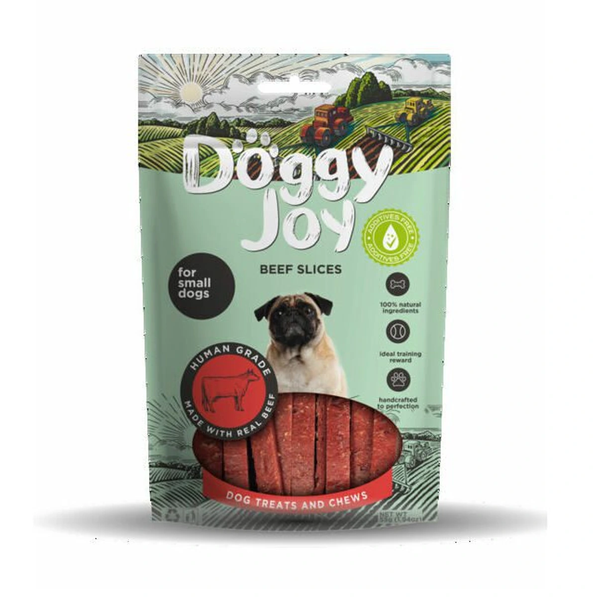 Doggy Joy Beef slices, 55 g