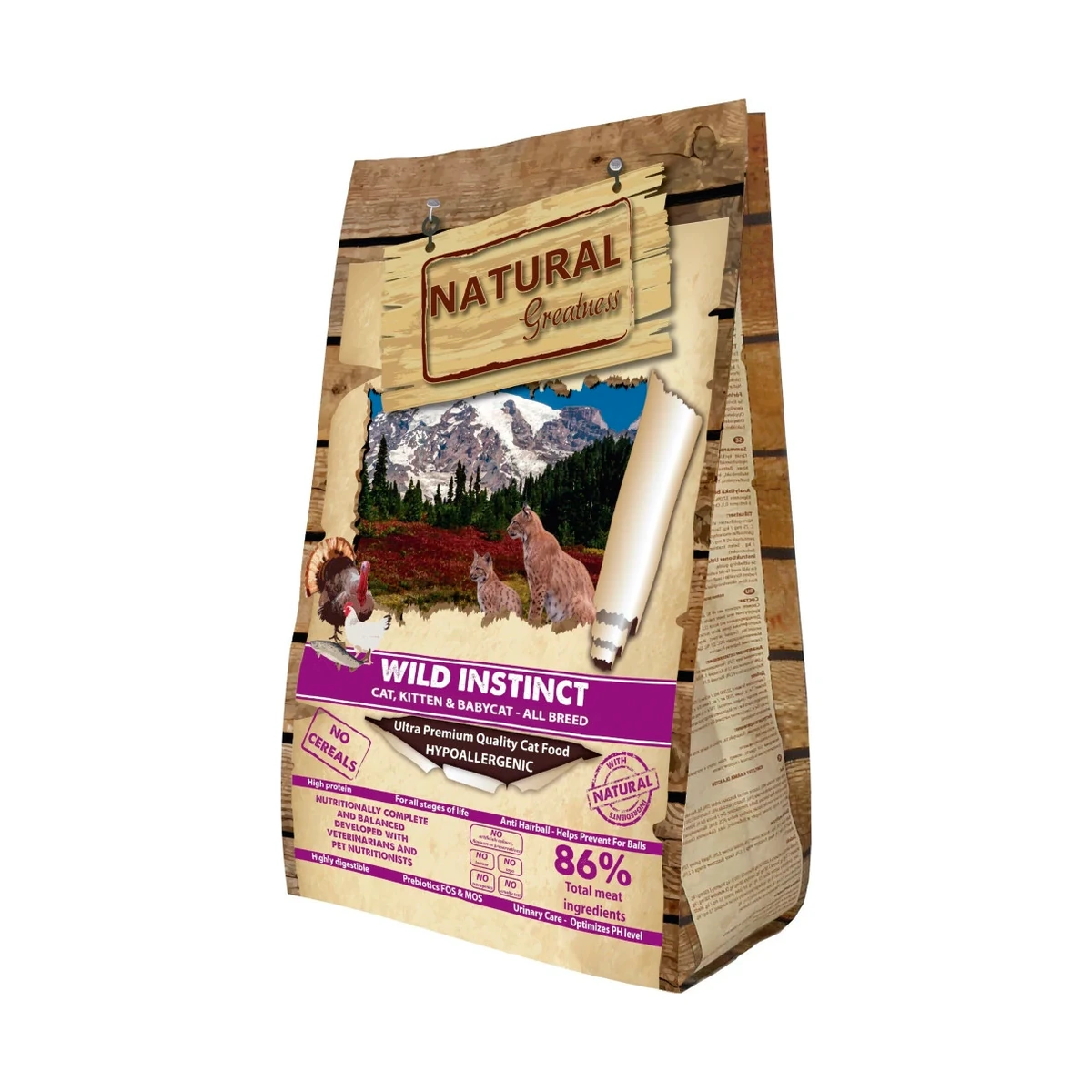 Receta Cat Wild Instinct (No Cereal), 2 kg