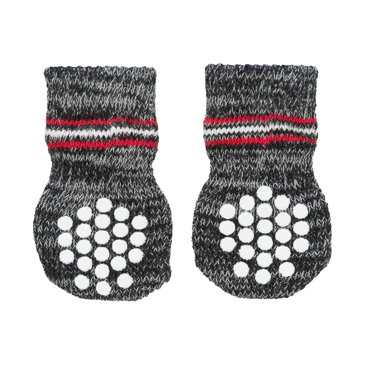 Calcetines Perro, Antideslizante, XXS–XS, 2 ud, gris, 2 uds