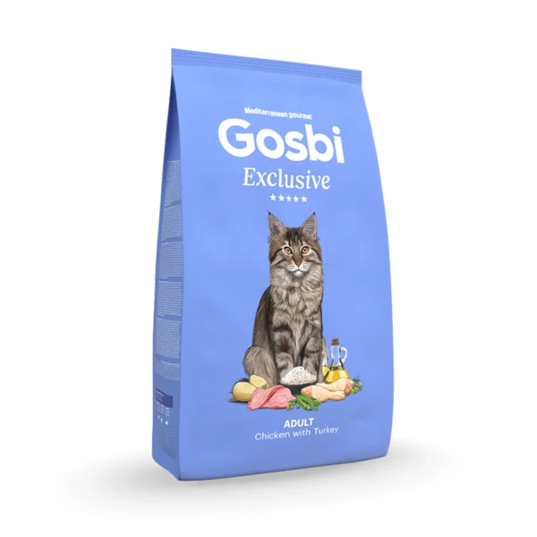 Gosbi Exclusive Cat Chicken Turkey, 400 g