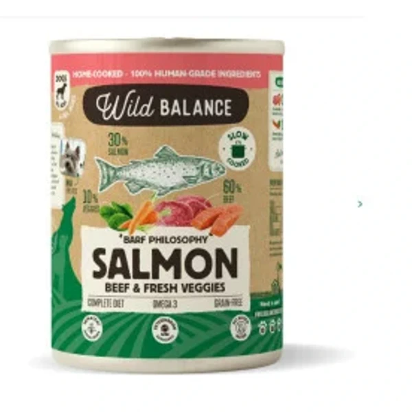 [00941003] Salmon beef & fresh veggies - Wild Balance - 400g