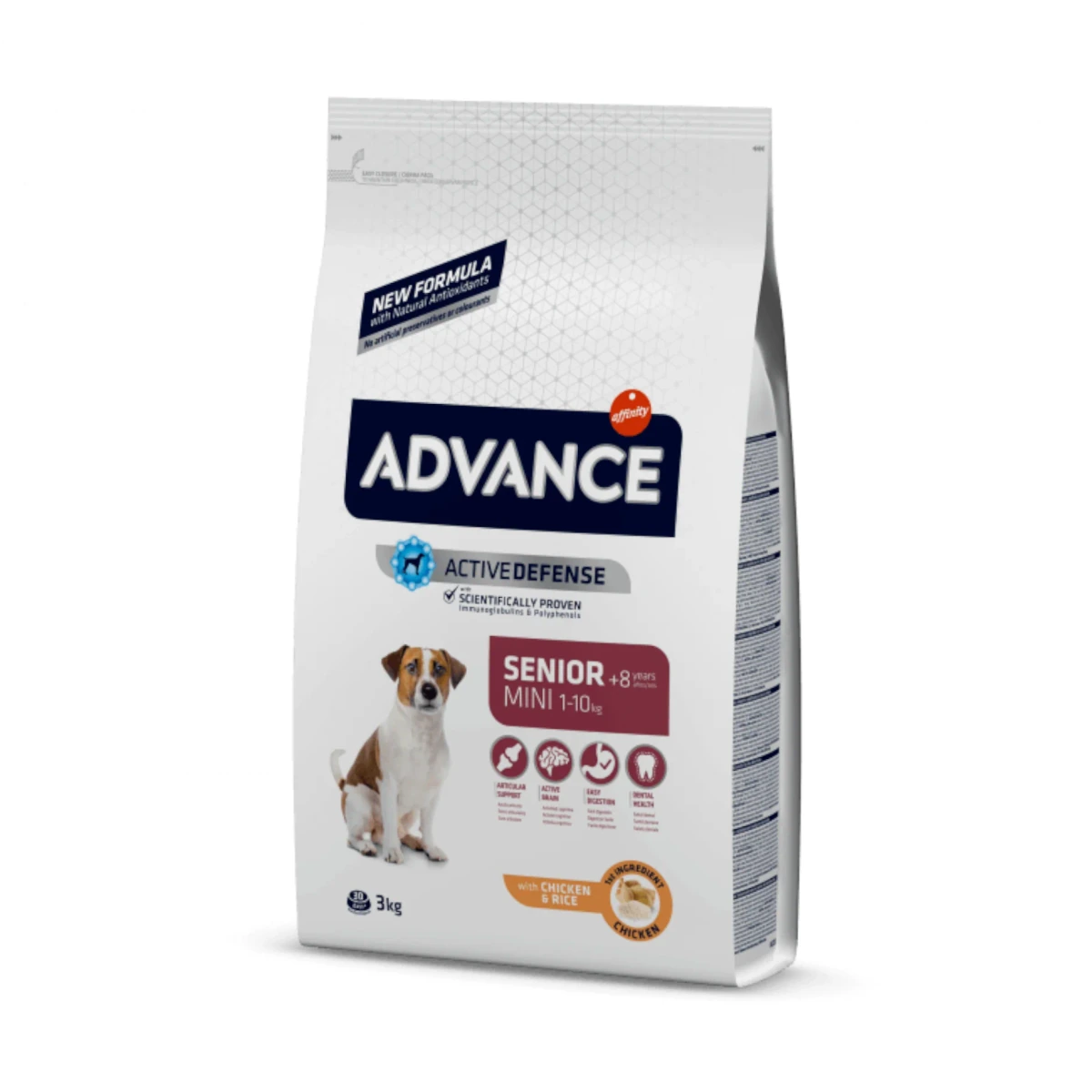 [00607010] Advance Mini Senior Chicken&Rice 3kg·