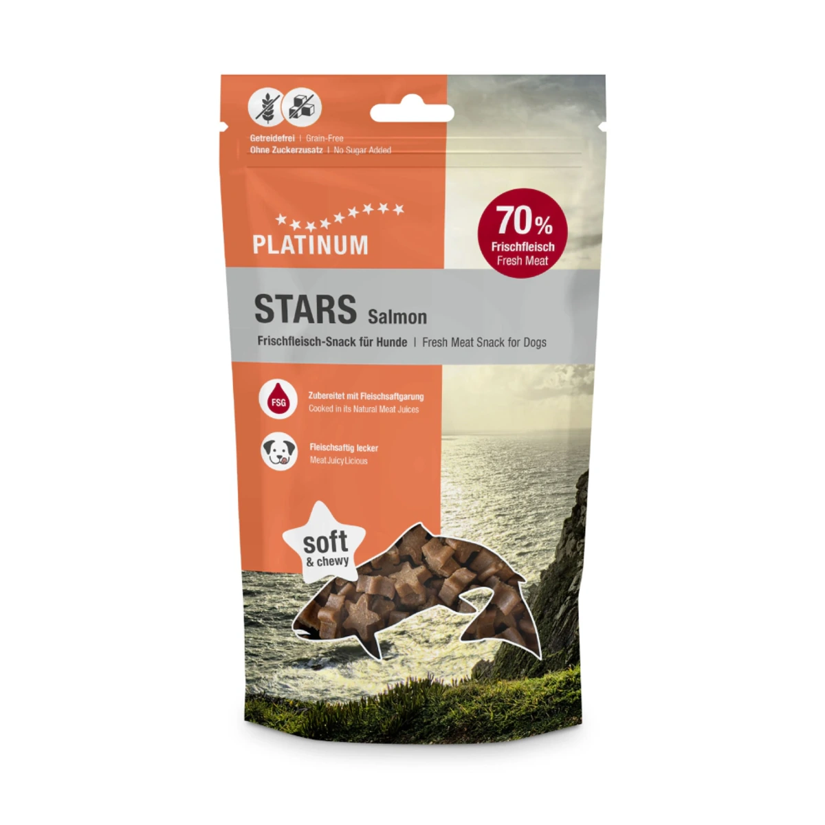 Platinum Stars Salmon, 185 g