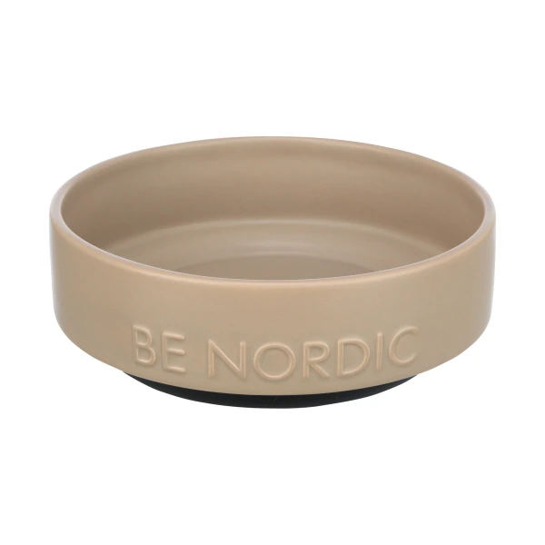 BE NORDIC Comedero cerámica/caucho, 0.5 l/ø 16 cm