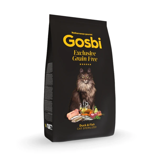 Gosbi Cat excl grain free duck & fish steril, 400 g