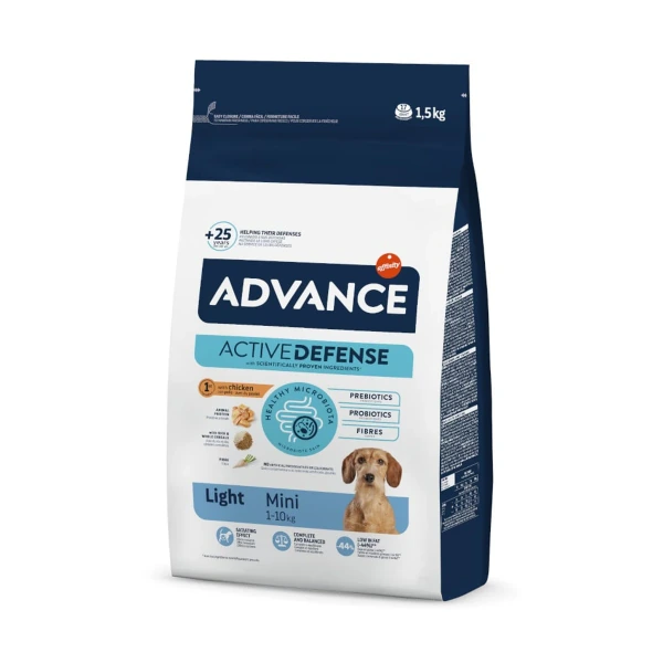 [00607014] Advance Mini Light Chicken&Rice 1,5 kg·