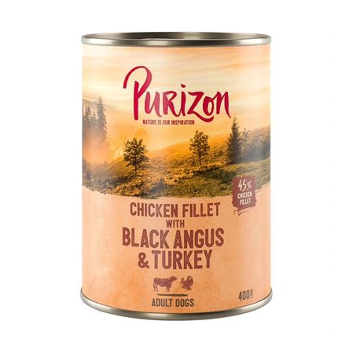Lata Chicken Fillet con Angus y Pavo 400g