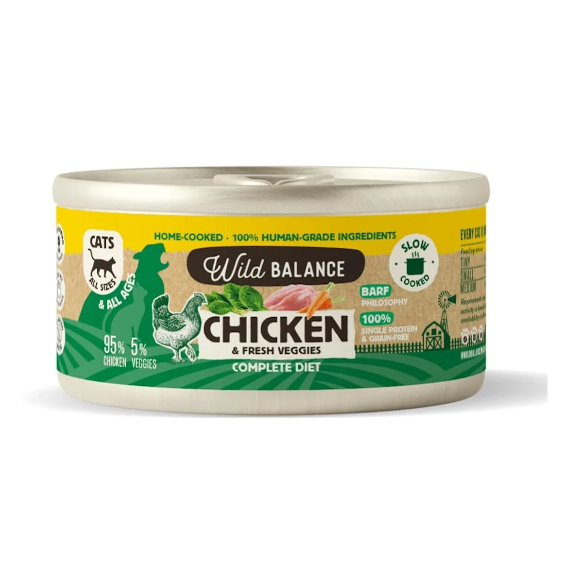 Chicken & fesh veggies - Wild Balance - 120g