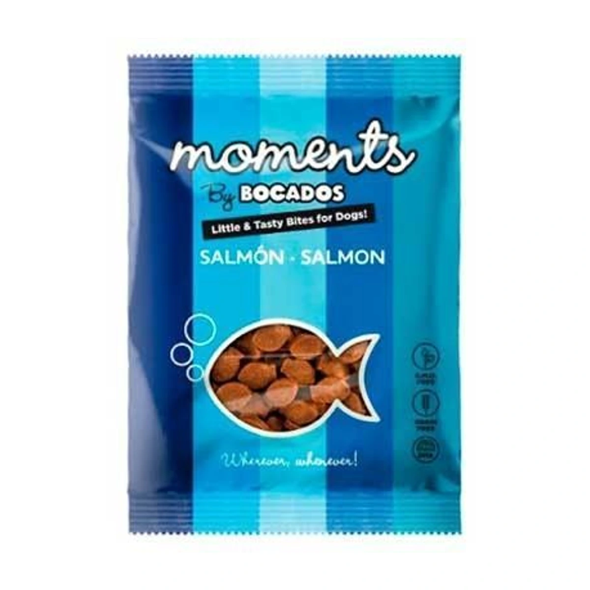 [00637076] MOMENTS DOG Porciones SALMÓN (12) 60 g·