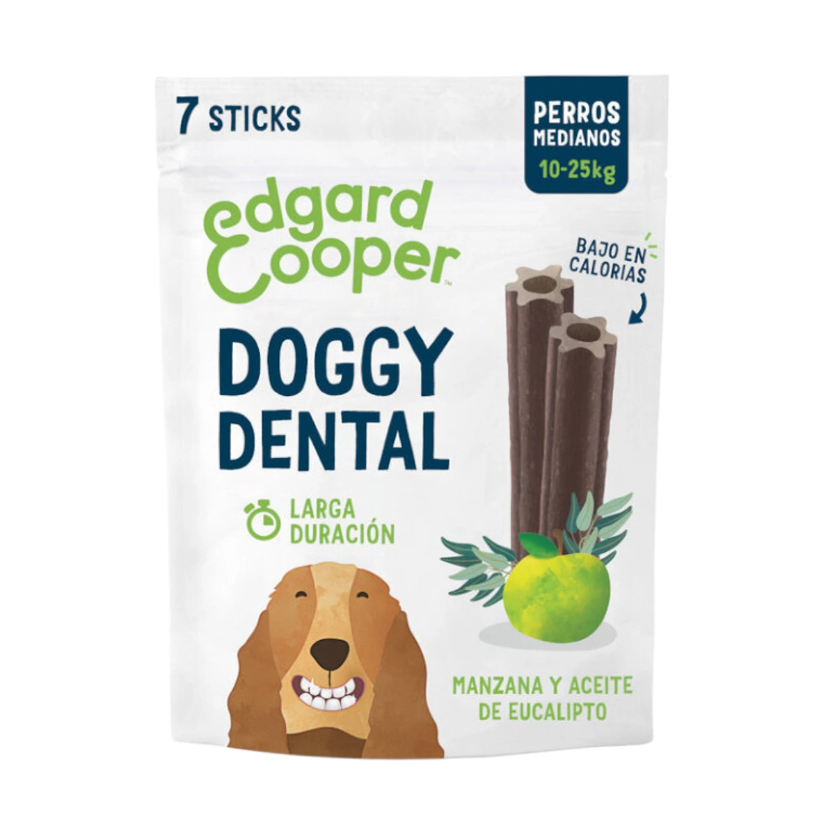 Adult Dental apple/eucalyptus M, 175 g, edgar-cooper