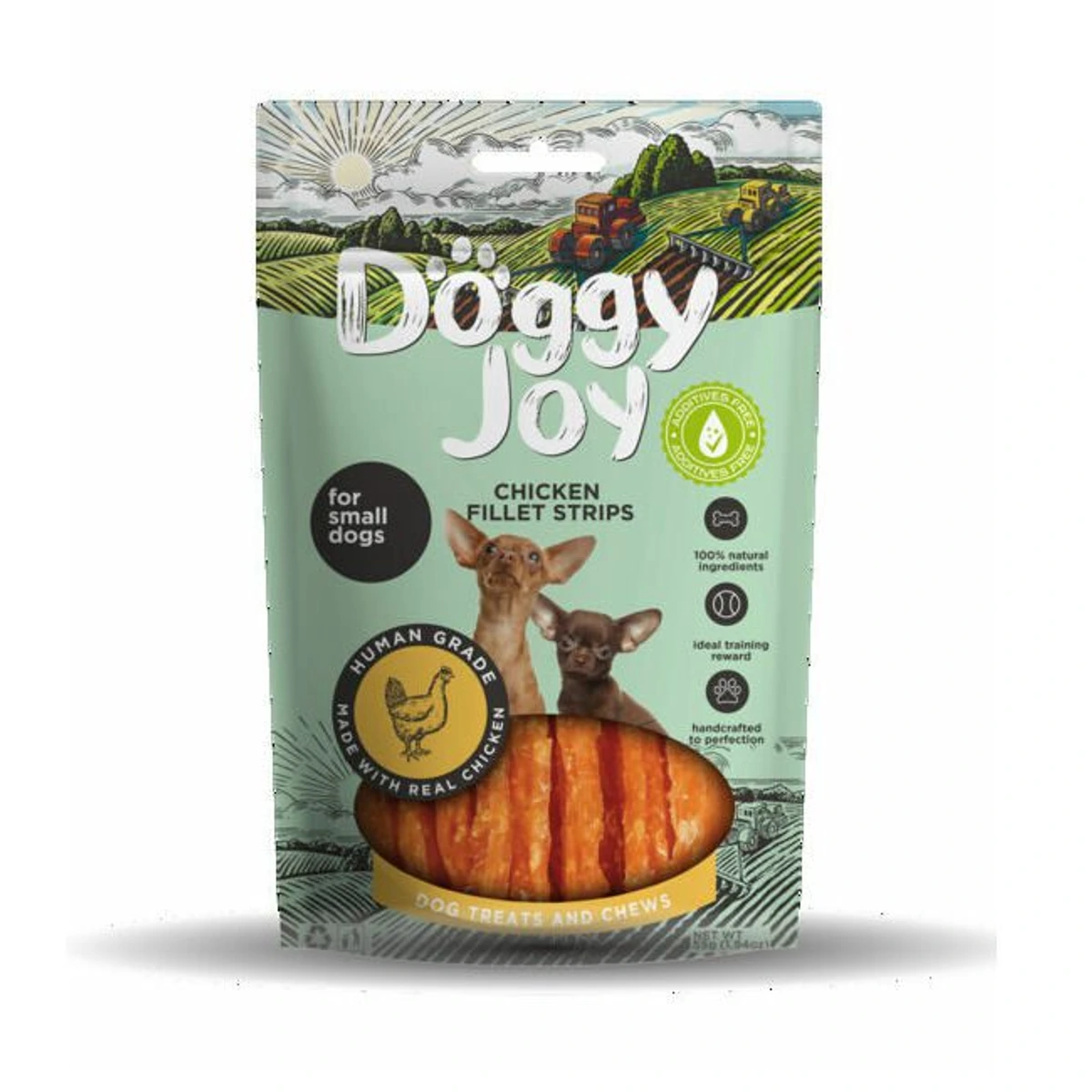 Doggy Joy Chichen fillet strips, 55 g