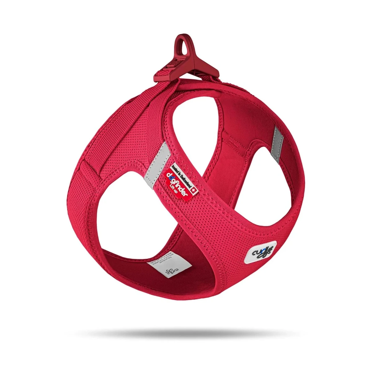 Curli Arnés Air-Mesh CLASP Rojo M