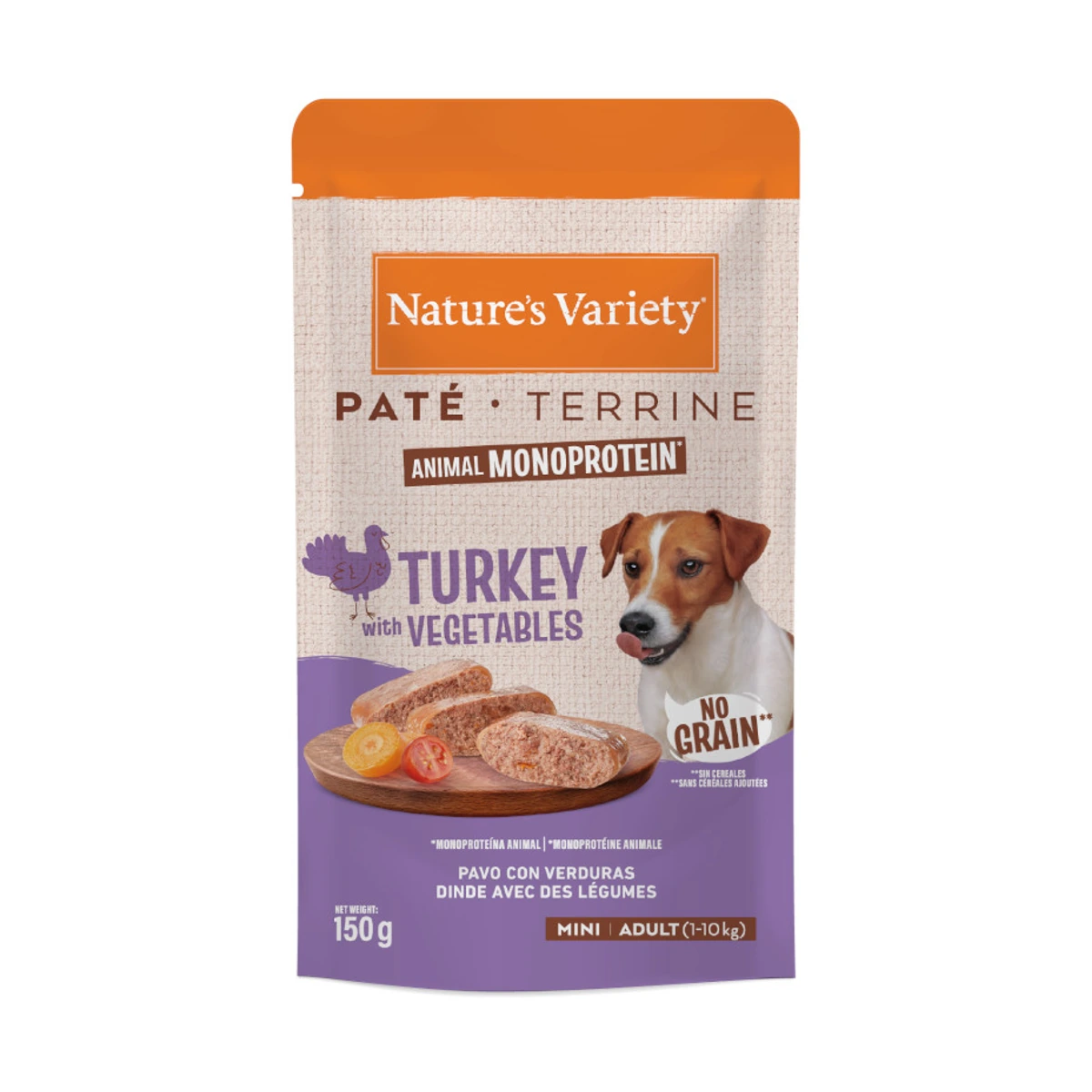 [00624040] Variety Original Dog Mini Turkey (8) 150 gr·