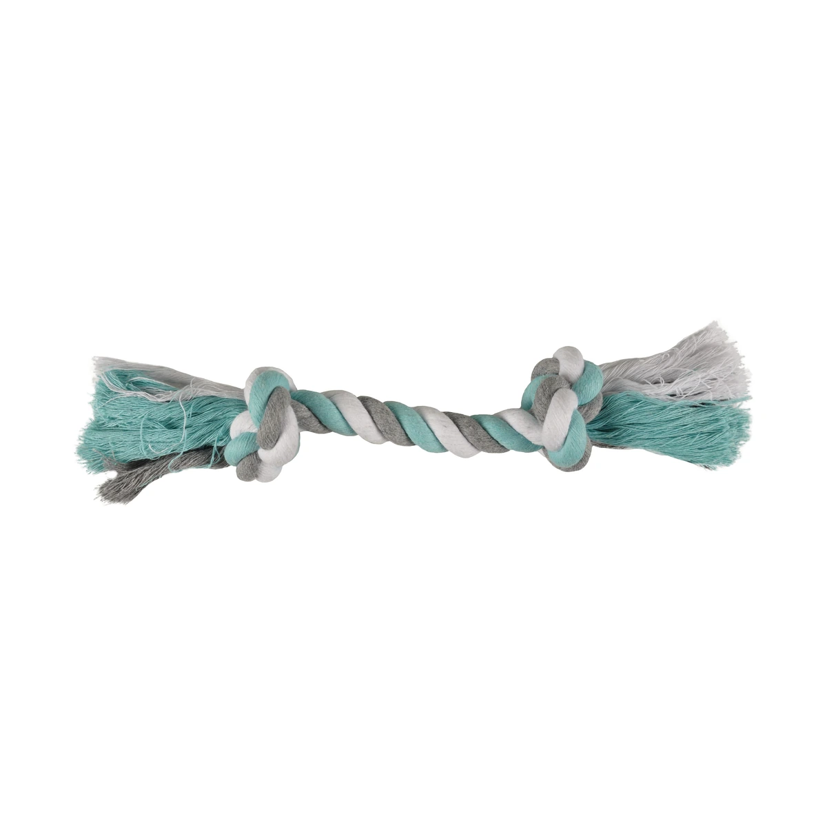 Algodon jim cuerda 2 nudos menta/blanco/gris M 30cm · 30 cm