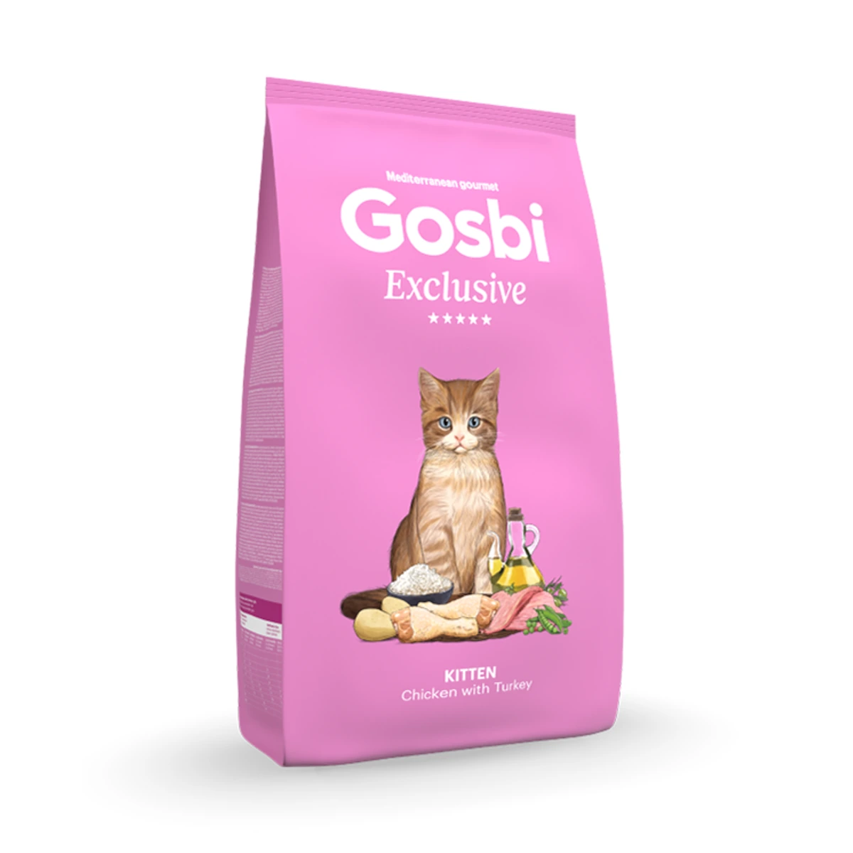 Gosbi Exclusive Cat Kitten Chicken Turkey, 1,5 kg