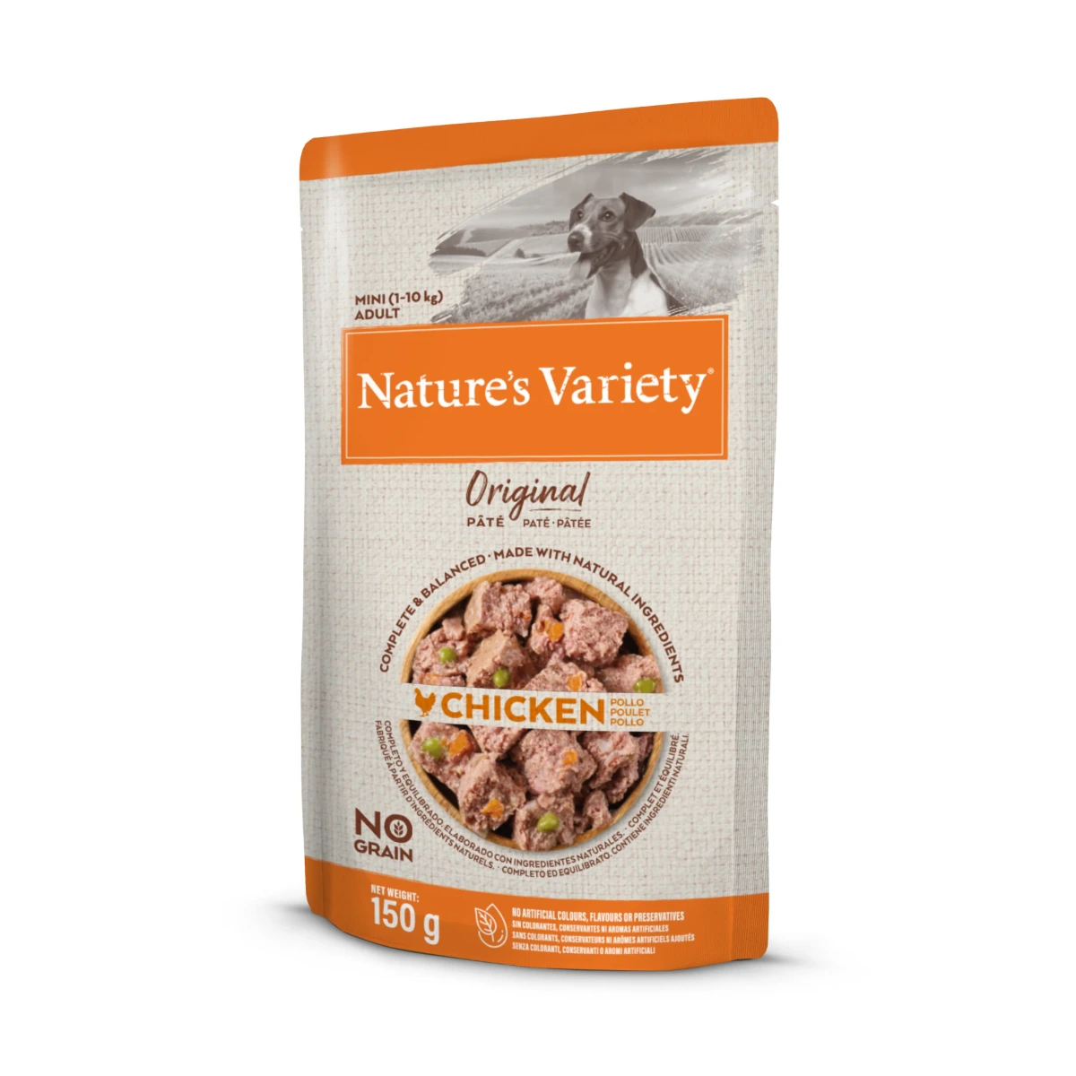 [00624038] Variety Original Dog Mini Chicken  (8) 150 gr·