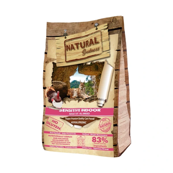 Receta Cat Sensitive Indoor (Low Cereal), 6 kg