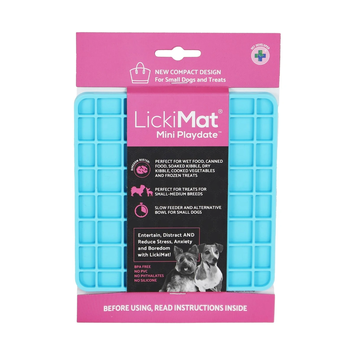 Lickimat Mini Playdate Perro Turquesa