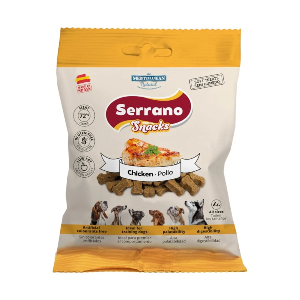 Serrano Snacks Pollo 1unid, 85 g
