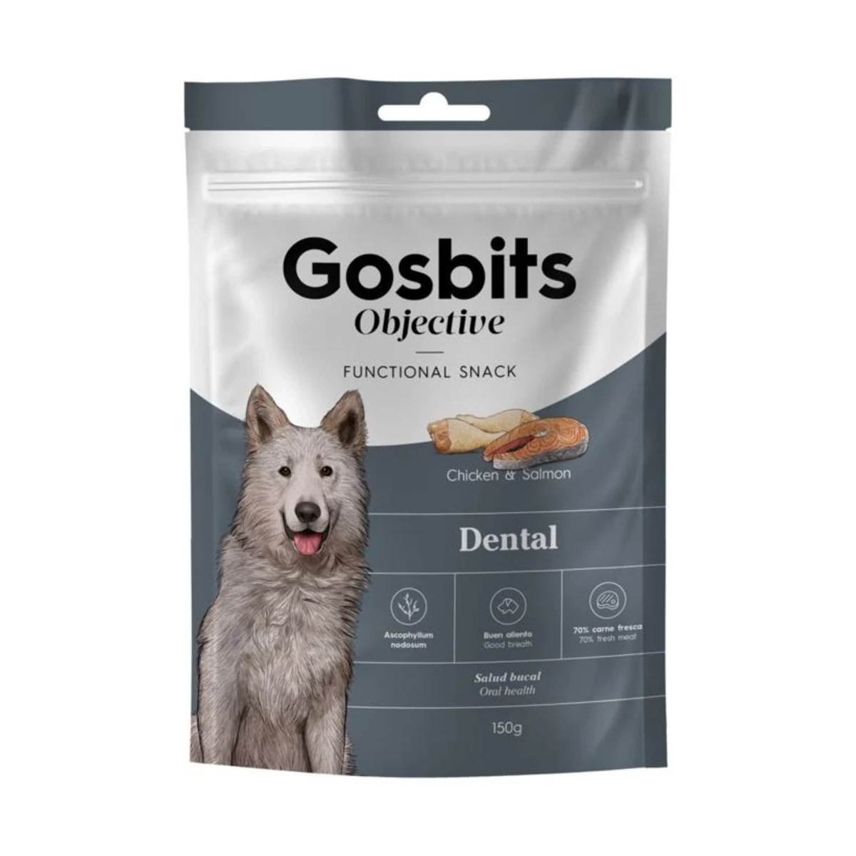 [00915070] Gosbits dog objective snacks dental 150g·