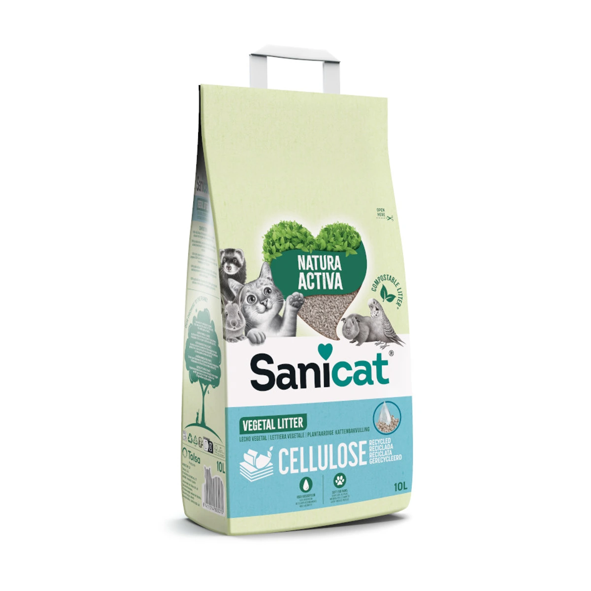 [01104033] Sanicat Papel Clean&Green 10 L·