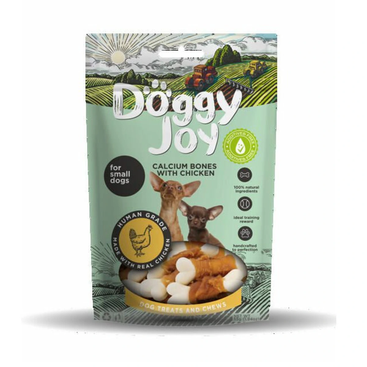 Doggy Joy Calcium bones with chicken, 55 g