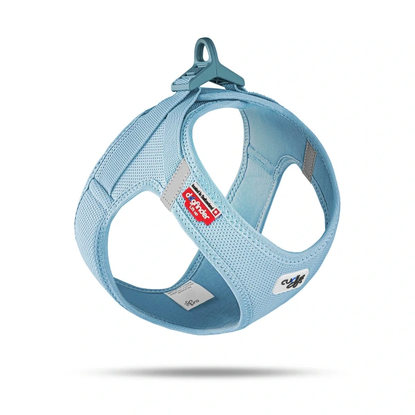 Curli Arnés Air-Mesh CLASP Azul claro 2XS