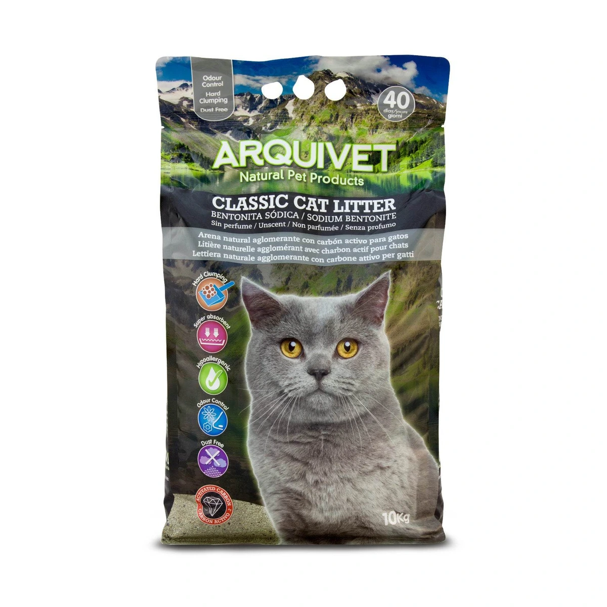 [01101027] Natural Bentonite Carbón Activo 10Kg·