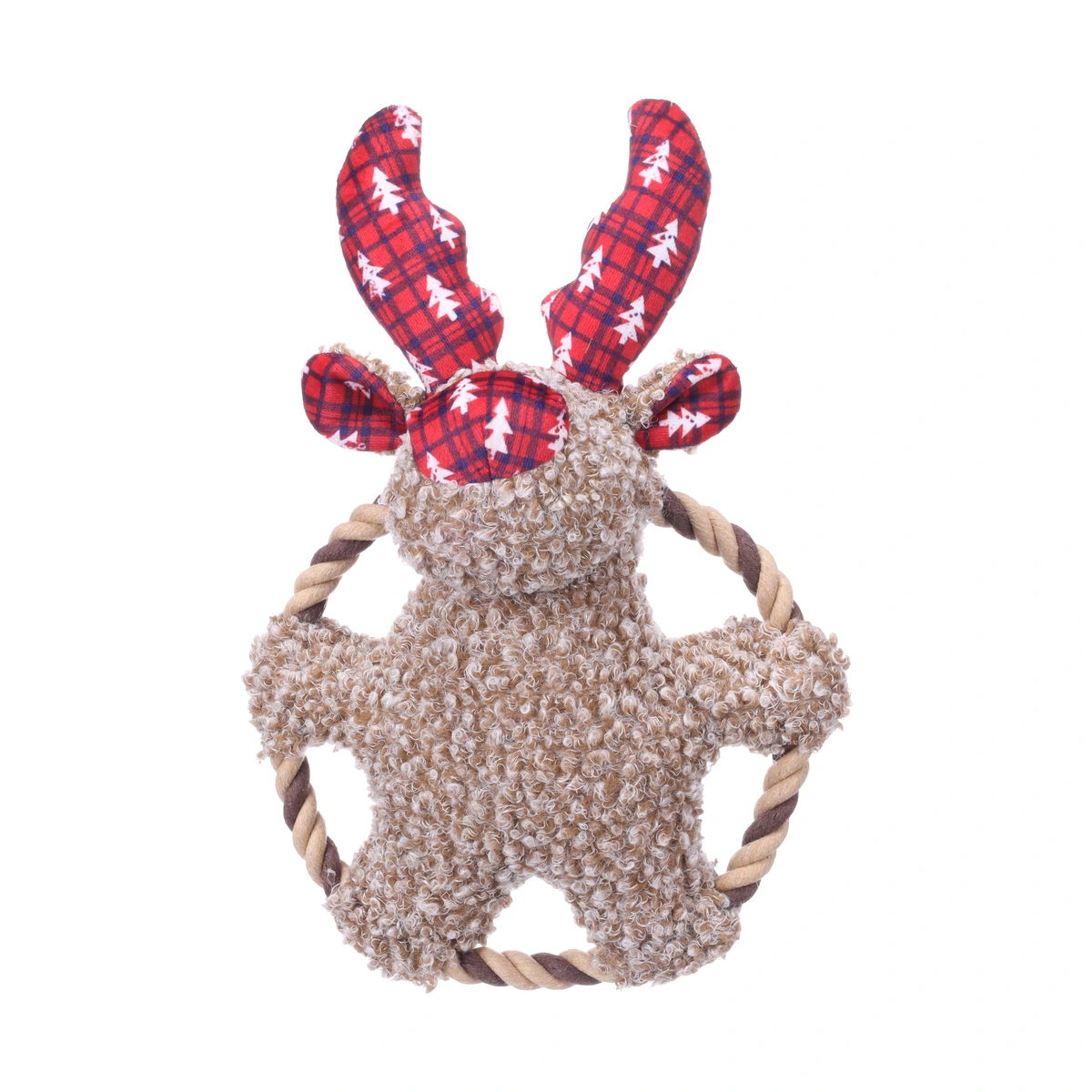 Juguete De Navidad Krola Reno Con Cuerda Marrón 22x9, 5x29cm · 22 x 9.5 x 29cm