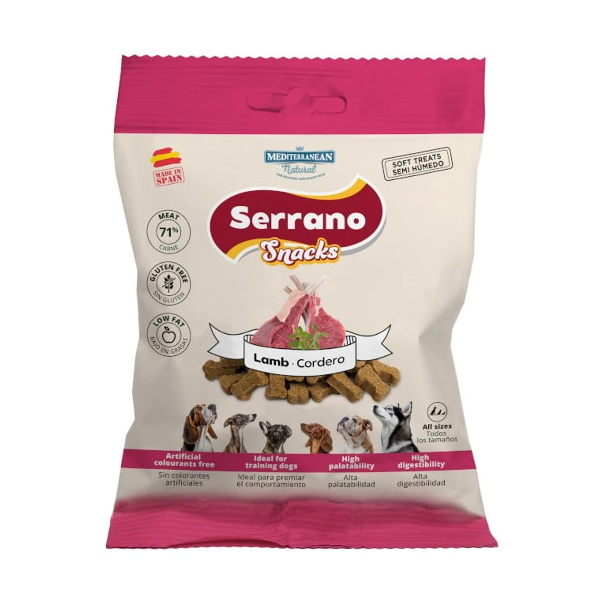 Serrano Snacks Cordero 1unid 85grs