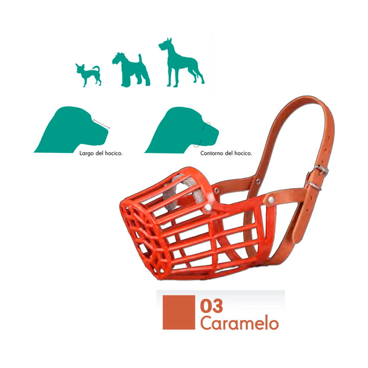 Bozal Cesta Plastico Car Talla 3