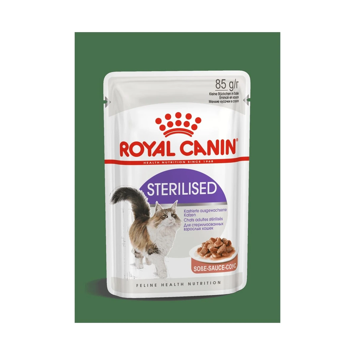 [01003249] Feline Sterilised Gravy Pollo 12*85gr ·